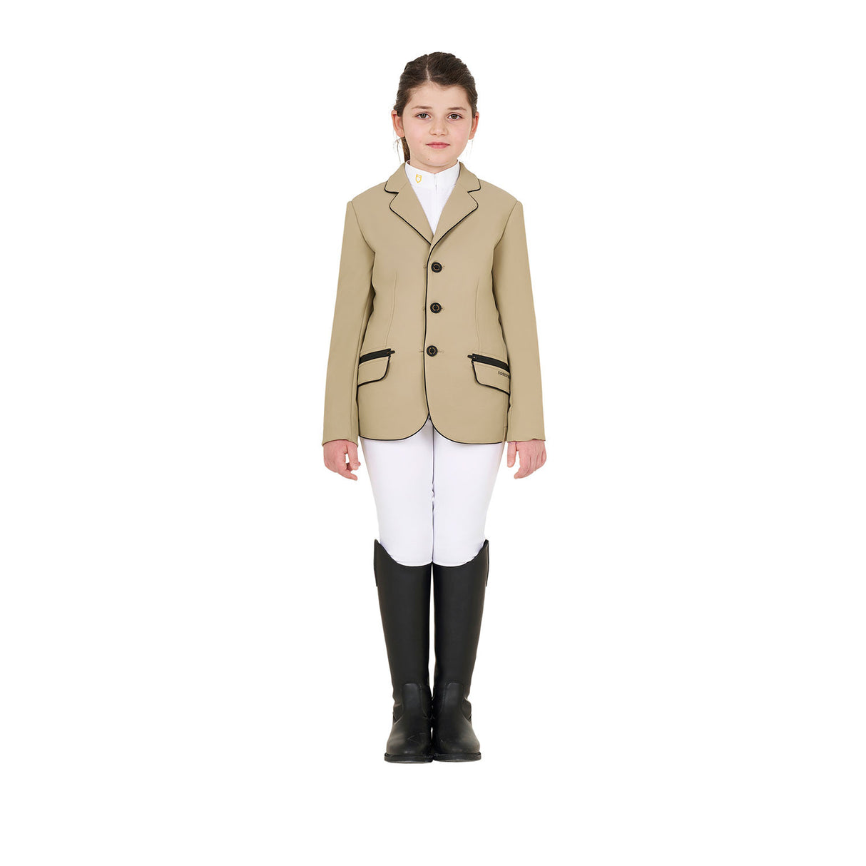 Girls' competition jacket in technical fabric