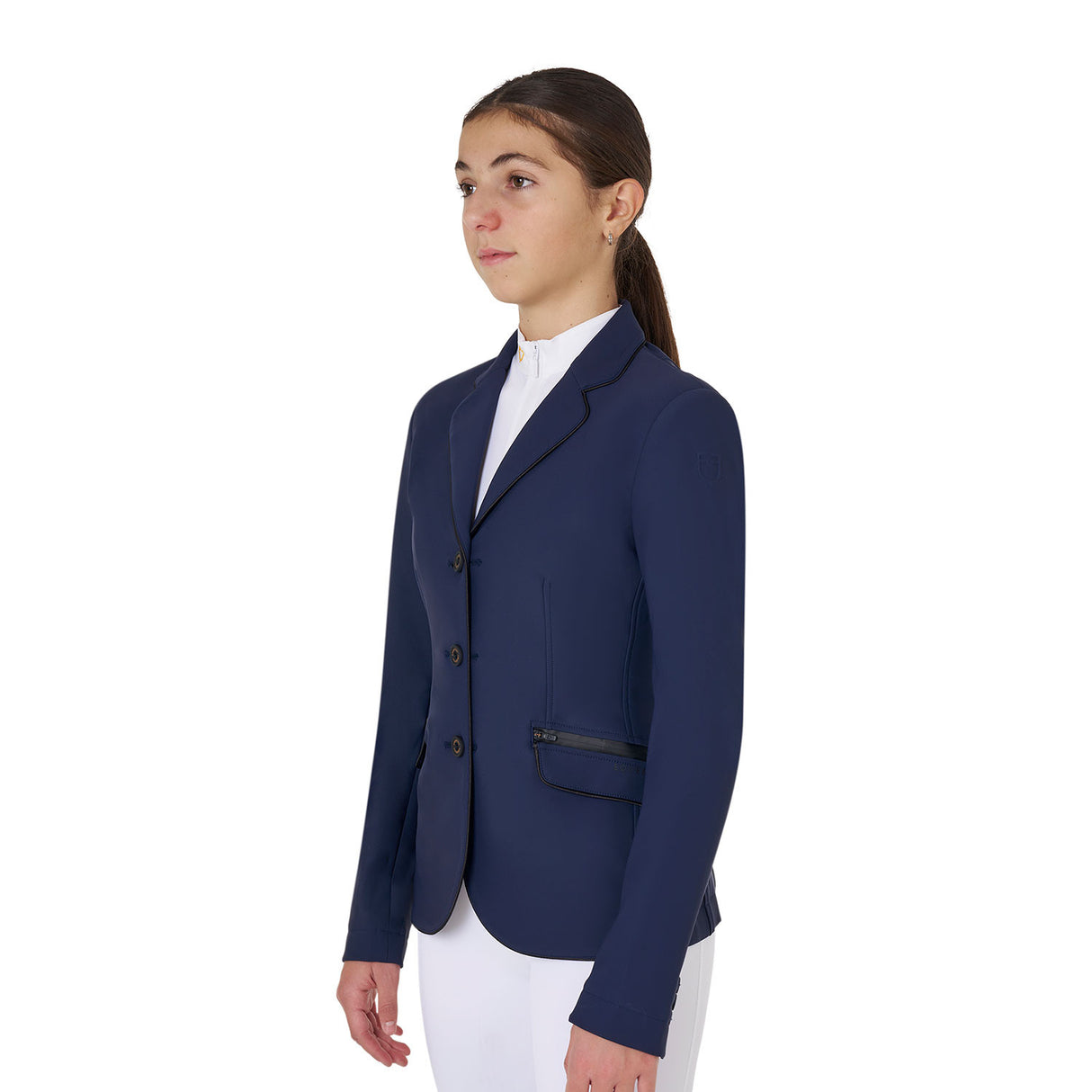 Girls' competition jacket in technical fabric