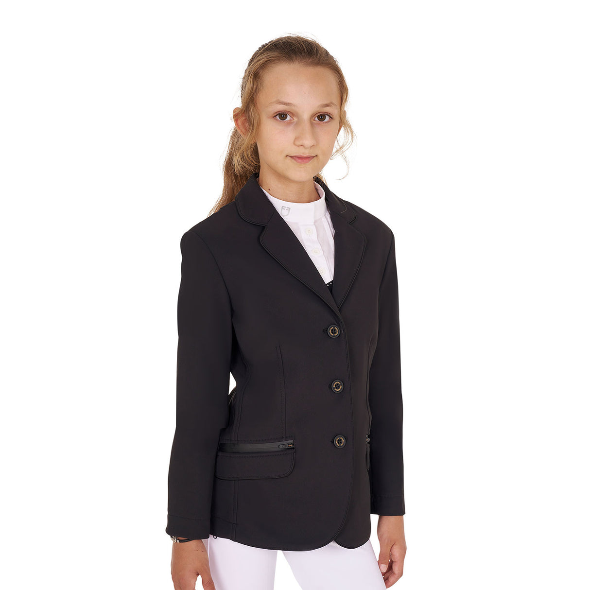 Girls' competition jacket in technical fabric