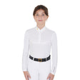 Girls' long-sleeved polo shirt
