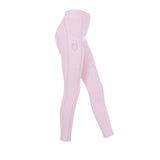 Equestro Women's Slim Fit High-Waisted Leggings with Rhinestones