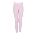 Equestro Women's Slim Fit High-Waisted Leggings with Rhinestones