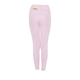 Equestro Women's Slim Fit High-Waisted Leggings with Rhinestones