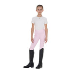 Equestro Women's Slim Fit High-Waisted Leggings with Rhinestones