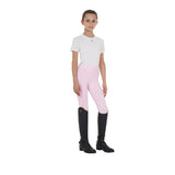 Equestro Women's Slim Fit High-Waisted Leggings with Rhinestones