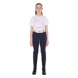 Equestro Girls' Slim Fit T-Shirt Stay Wild Print