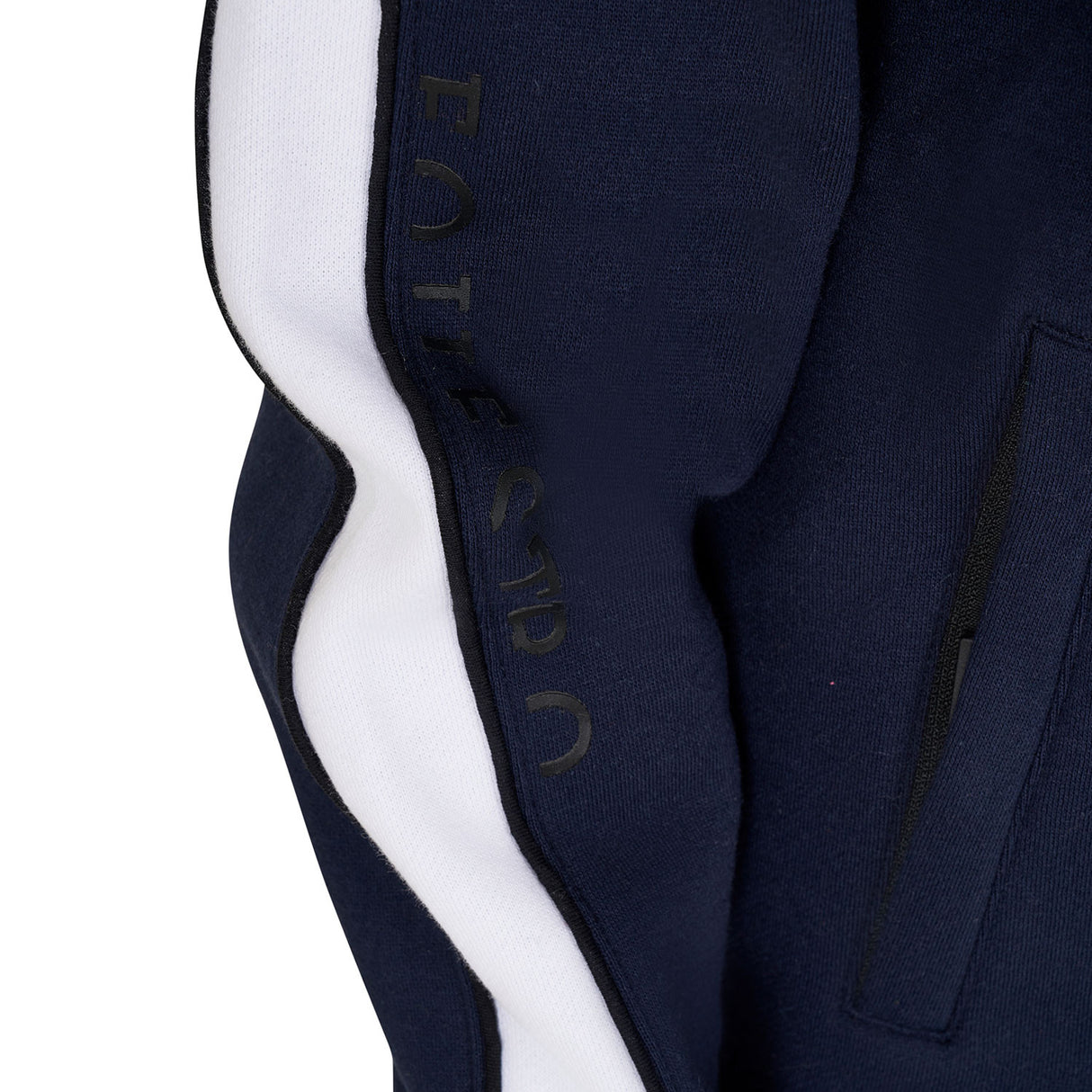 Girls' cotton hoodie with front zip