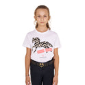 Equestro Girls' Crazy Horse Cotton T-Shirt