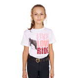 Equestro Girls' Live Love Ride Cotton T-Shirt