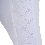Equestro Girls' Leggings With Perforated Decorations