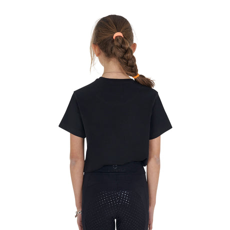 Equestro Girls' Eq Cotton T-Shirt #colour_black