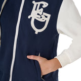 Girls' EQ two-tone hoodie with front zip