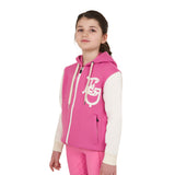 Girls' EQ two-tone hoodie with front zip
