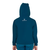 Girls' institutional hoodie with front zip