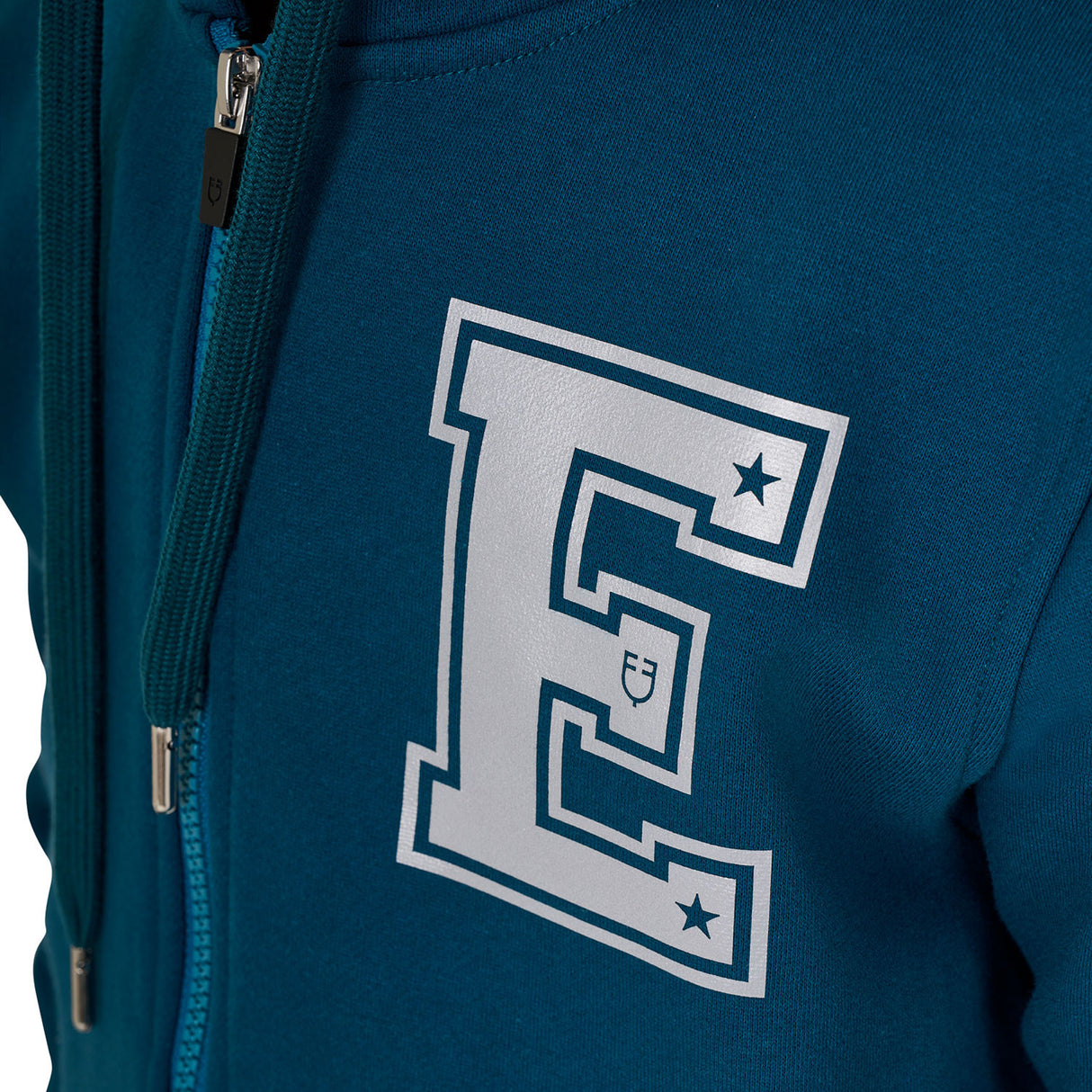 Girls' institutional hoodie with front zip