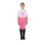 Girls' Horses Make Me Happy cotton T-shirt