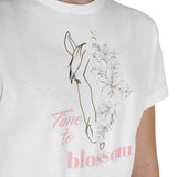 Girls' Time to Blossom cotton T-shirt