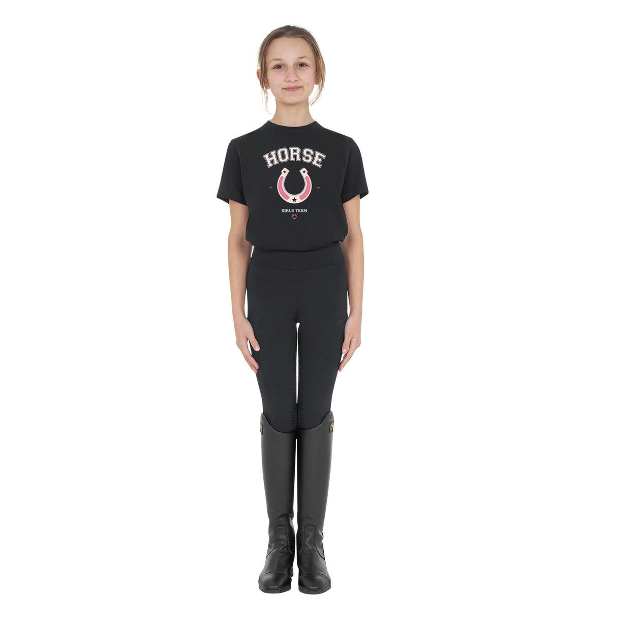 Girls' Horse Team cotton T-shirt