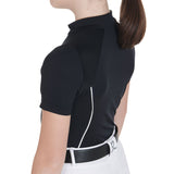 Equestro Kids' Slim Fit Training Polo Shirt High Performance