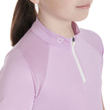 Equestro Kids' Slim Fit Training Polo Shirt High Performance