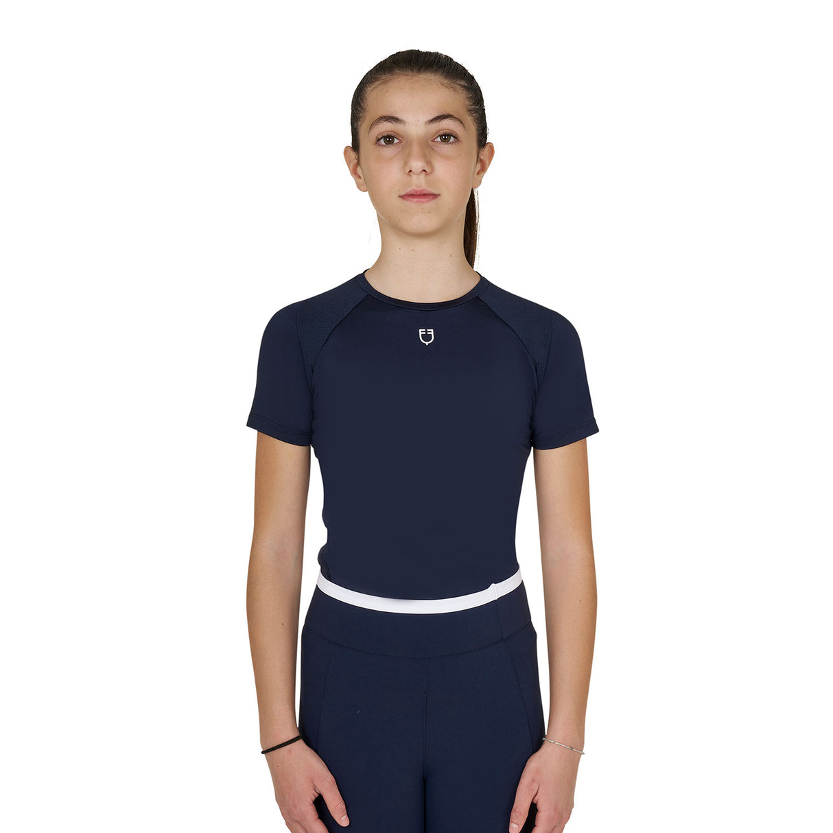 Kids' training t-shirt in technical fabric