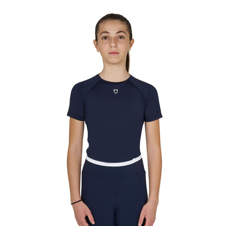 Kids' training t-shirt in technical fabric