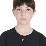 Kids' training t-shirt in technical fabric