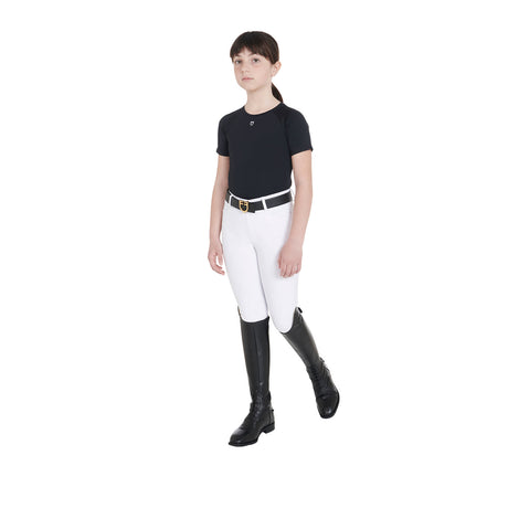 Kids' training t-shirt in technical fabric