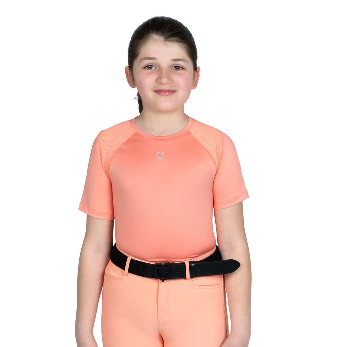 Kids' training t-shirt in technical fabric