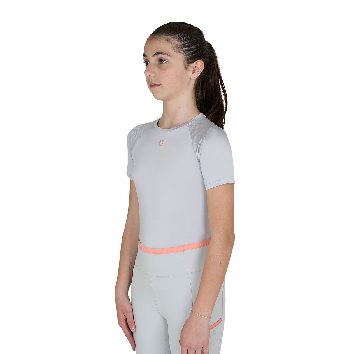 Kids' training t-shirt in technical fabric