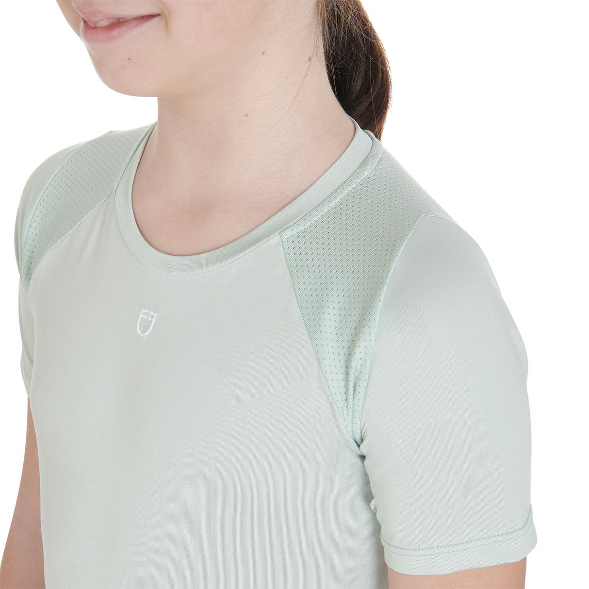 Equestro Kids' training t-shirt in technical fabric