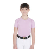 Equestro Kids' training t-shirt in technical fabric