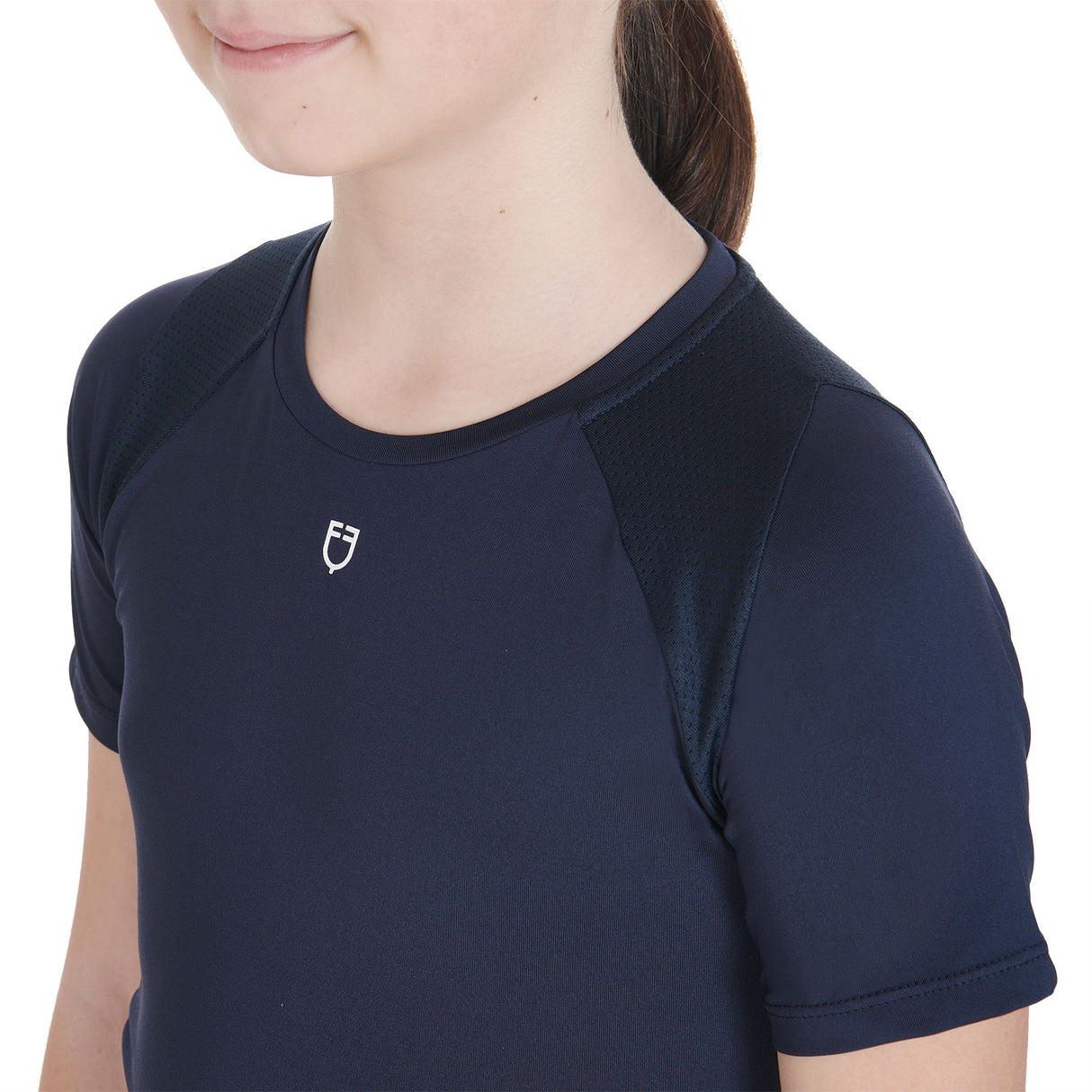 Kids' training t-shirt in technical fabric