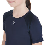 Kids' training t-shirt in technical fabric