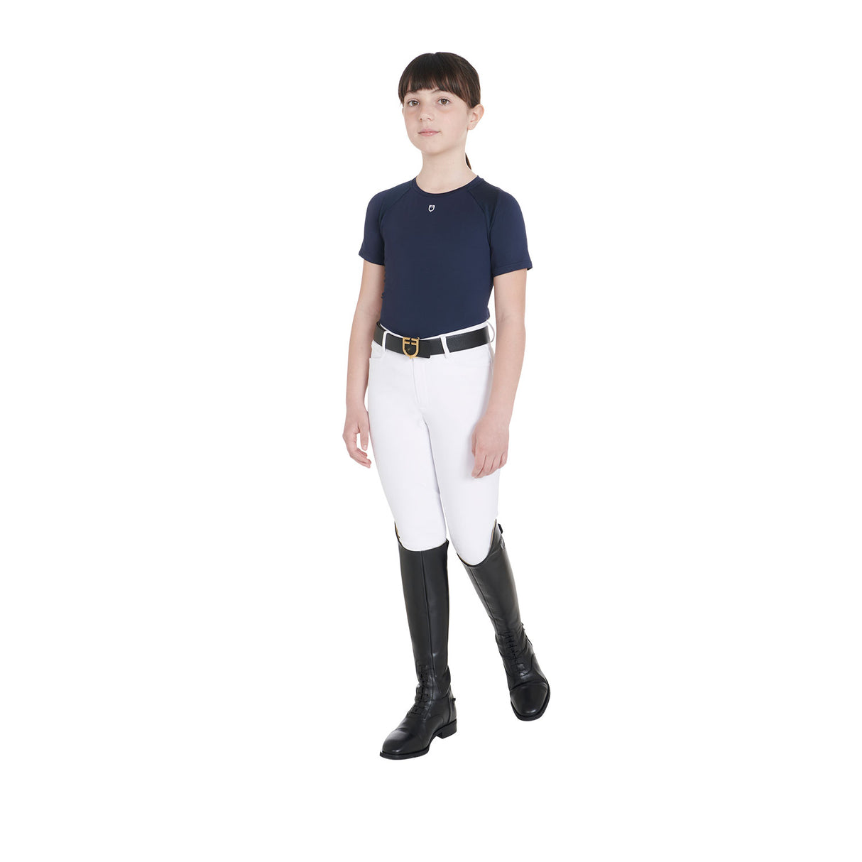 Kids' training t-shirt in technical fabric