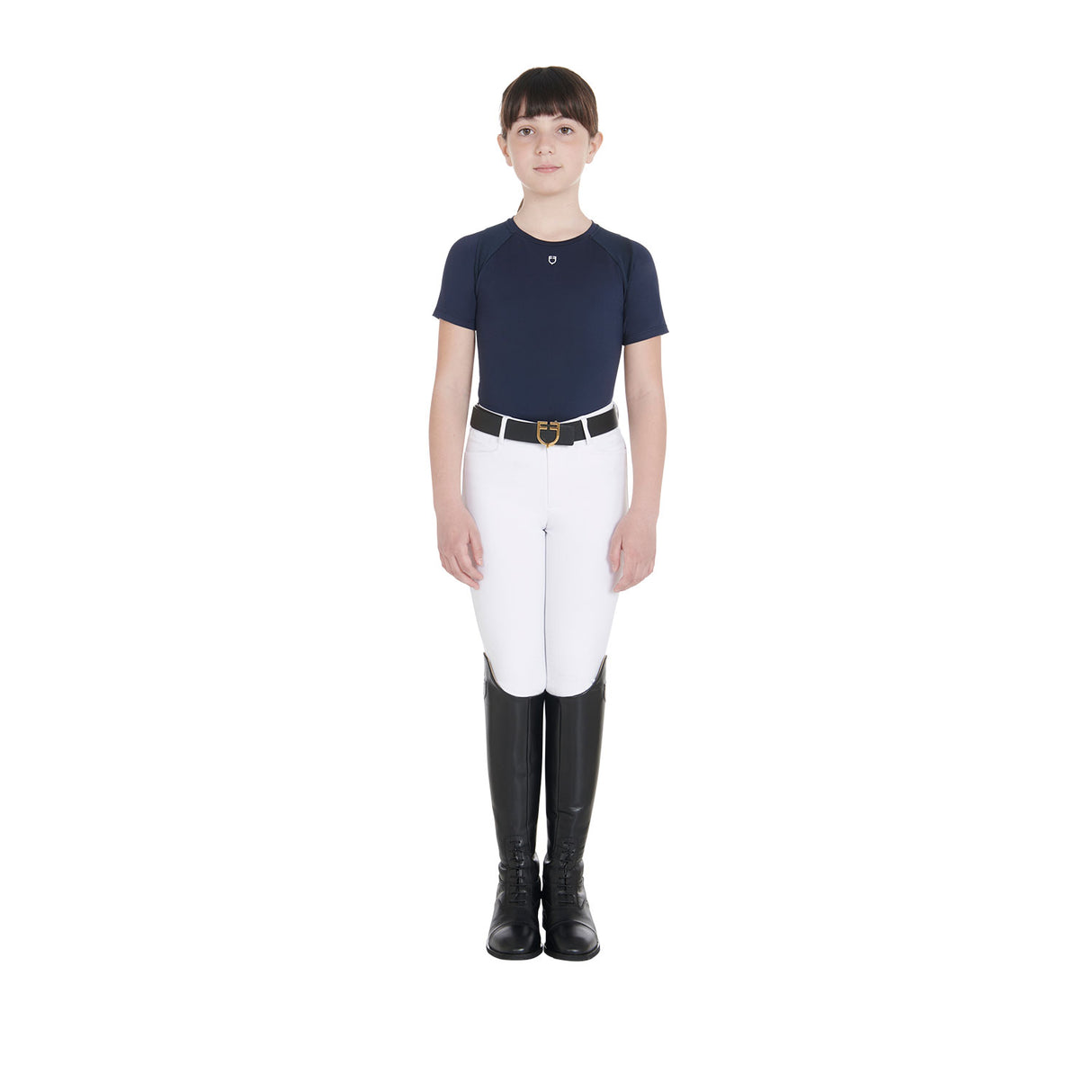 Kids' training t-shirt in technical fabric