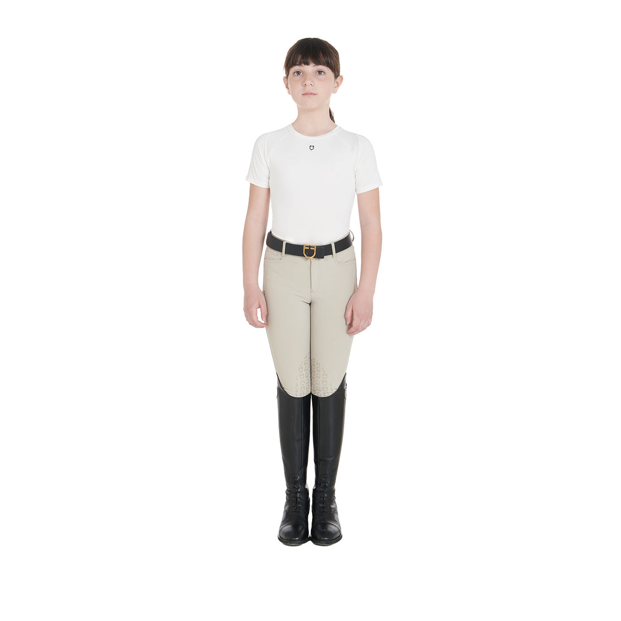 Kids' training t-shirt in technical fabric