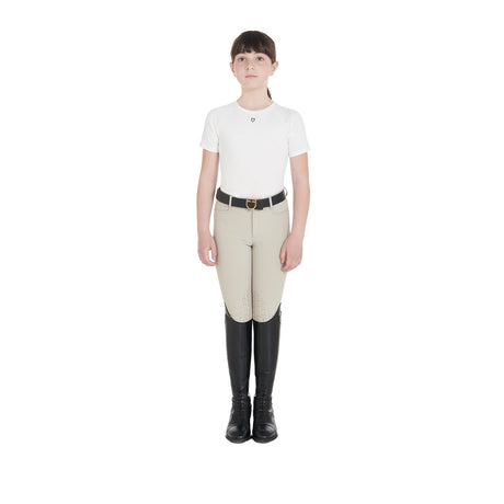 Kids' training t-shirt in technical fabric