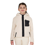 Kids' fleece sweatshirt with front zip