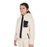 Kids' fleece sweatshirt with front zip