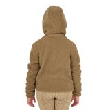 Kids' fleece sweatshirt with front zip