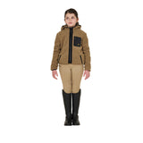 Kids' fleece sweatshirt with front zip