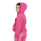 Kids' fleece sweatshirt with front zip