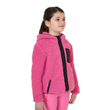 Kids' fleece sweatshirt with front zip
