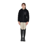 Kids' fleece sweatshirt with front zip