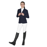 Kids' slim fit three button competition jacket