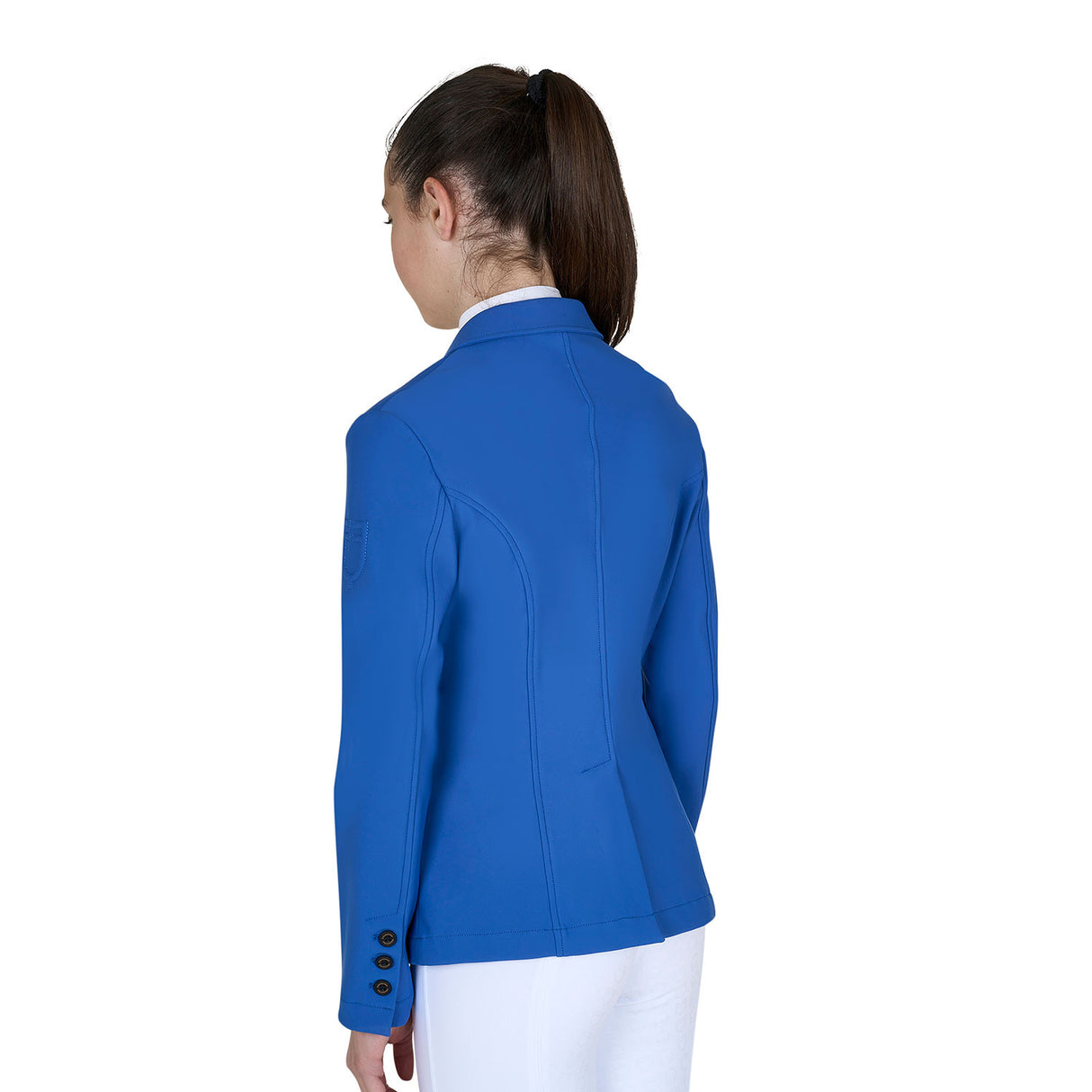 Kids' slim fit three button competition jacket