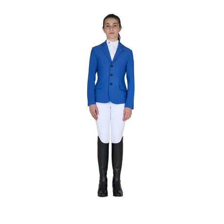 Kids' slim fit three button competition jacket