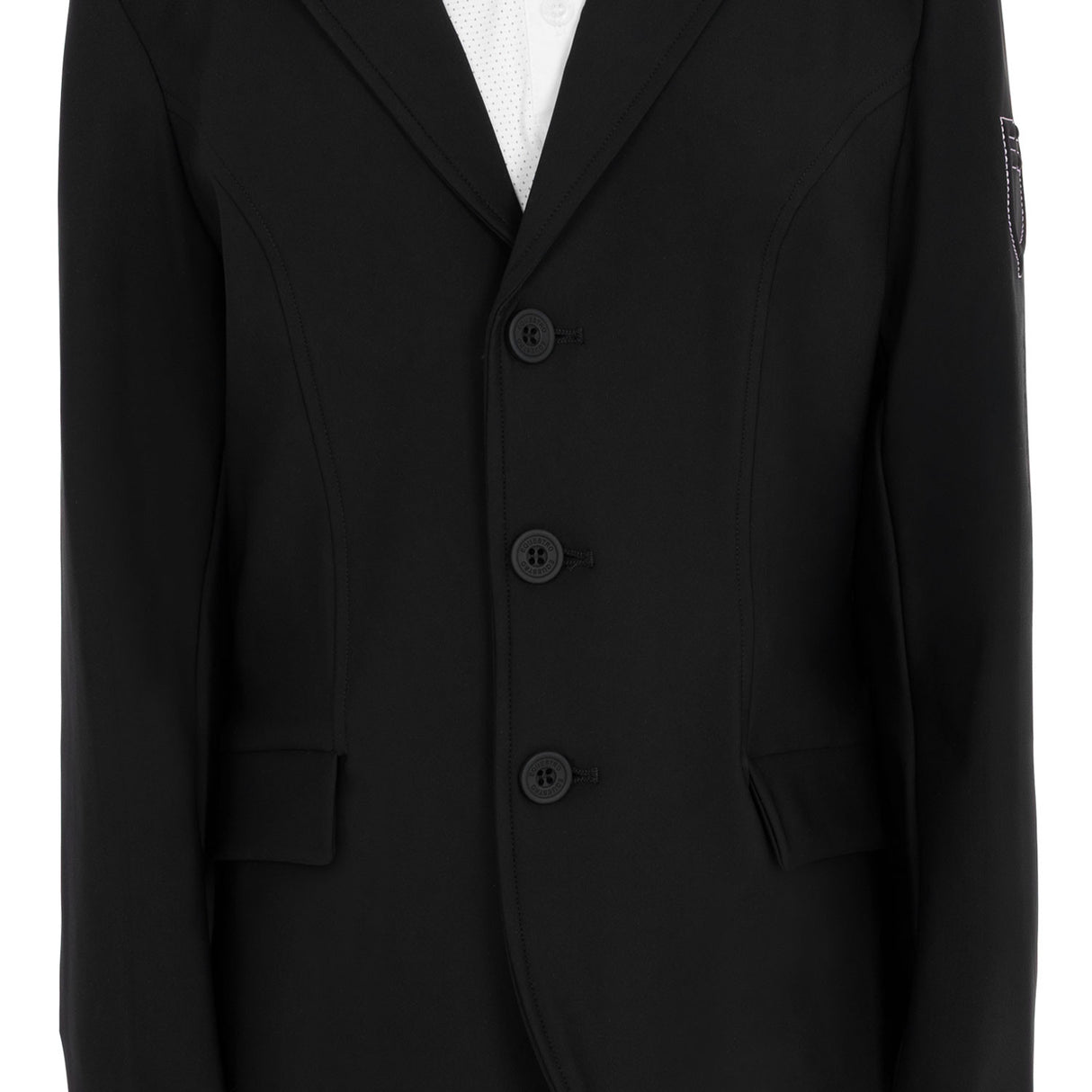 Kids' slim fit three button competition jacket