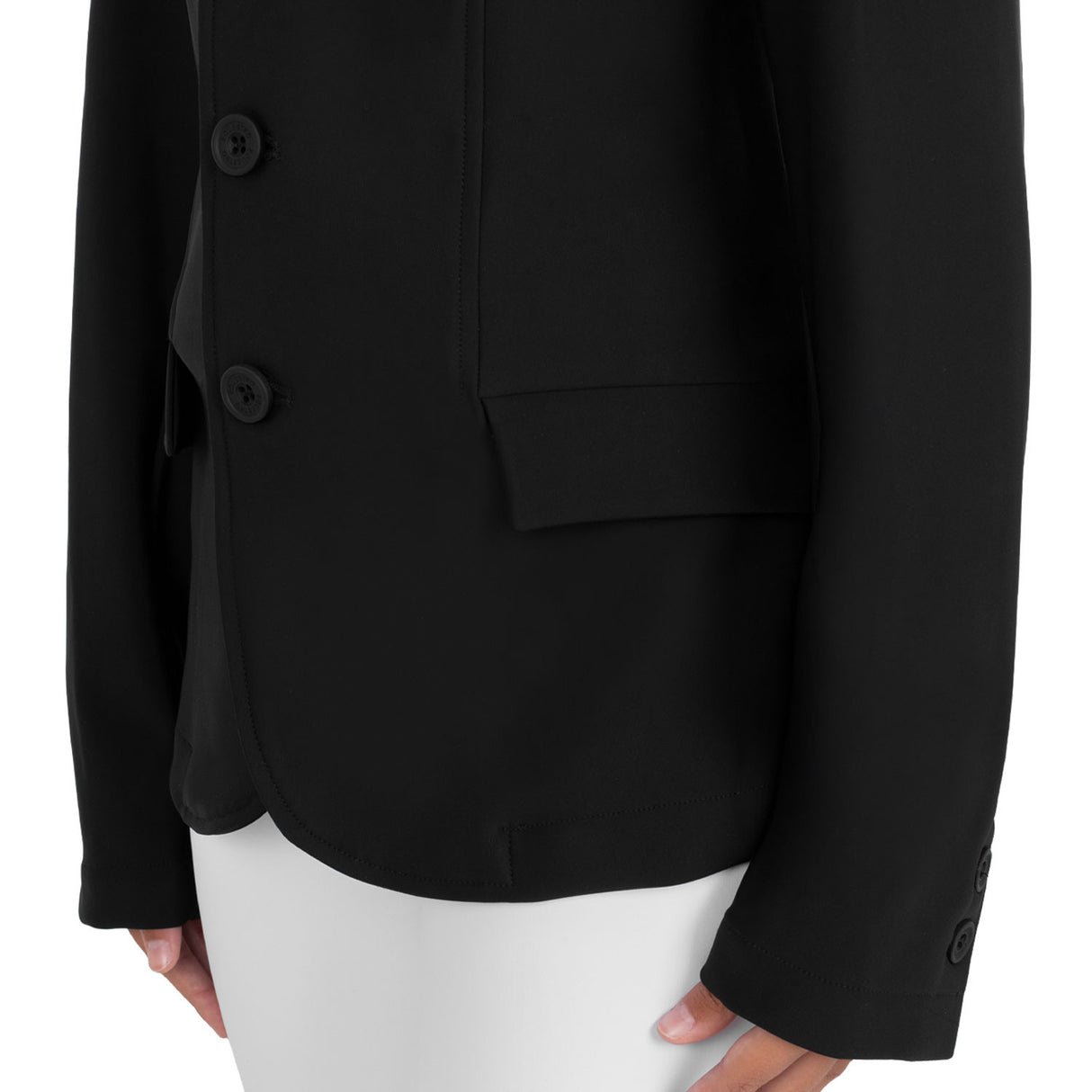 Kids' slim fit three button competition jacket